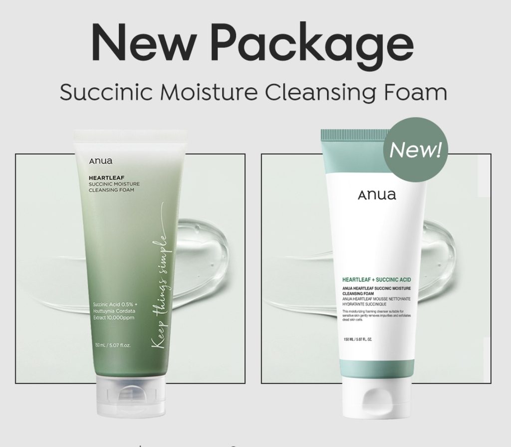 Anua – Heartleaf Succinic Moisture Cleansing Foam 150 ml – Image 4