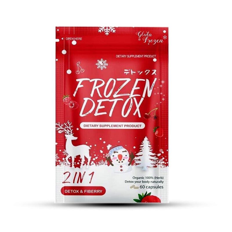 GLUTA FROZEN - Frozen Detox Dietary Helps Excretory System - 60 Capsules