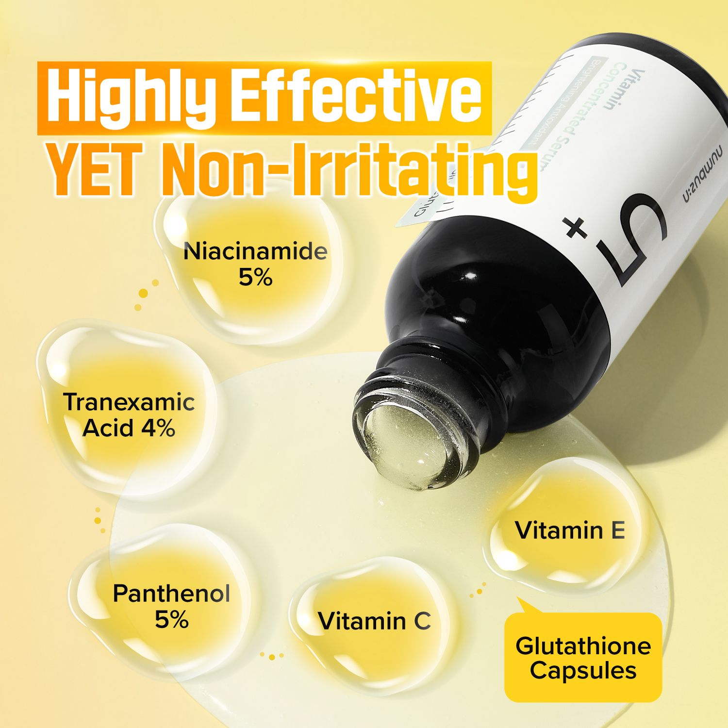 Numbuzin- No.5 Vitamin Concentrated Serum 30ml – Image 3