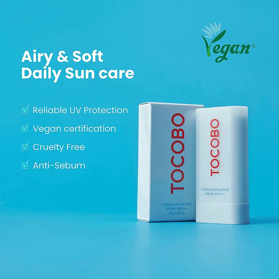 TOCOBO - Cotton Soft Sun Stick SPF50+ 19g – Image 3