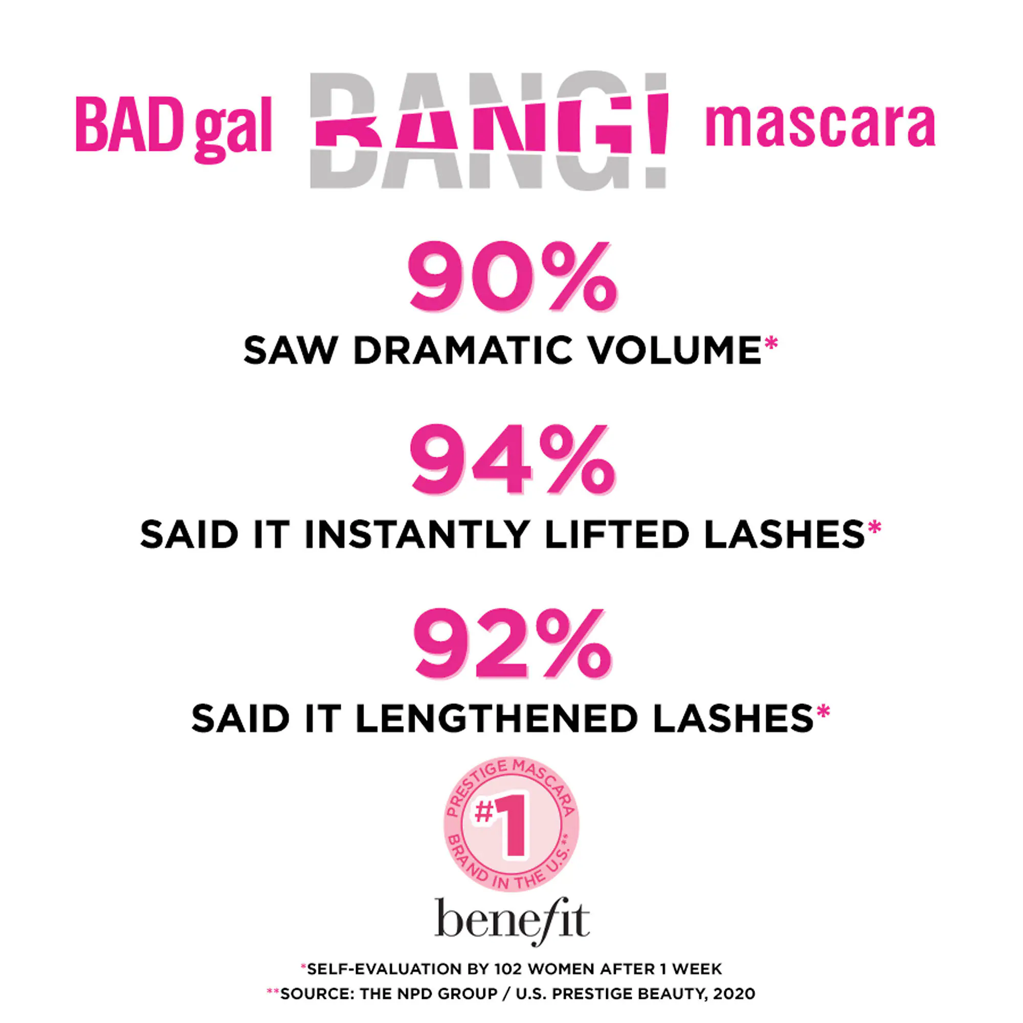 benefit BADgal BANG! – Mascara Volume Intense – Black – Image 3