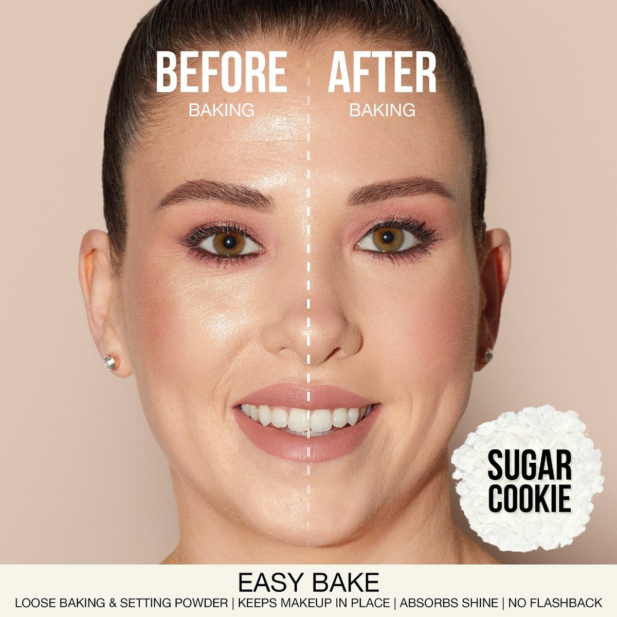 HUDA BEAUTY Easy Bake Loose Baking & Setting Powder – Poudre Libre – Sugar Cookie – Image 2