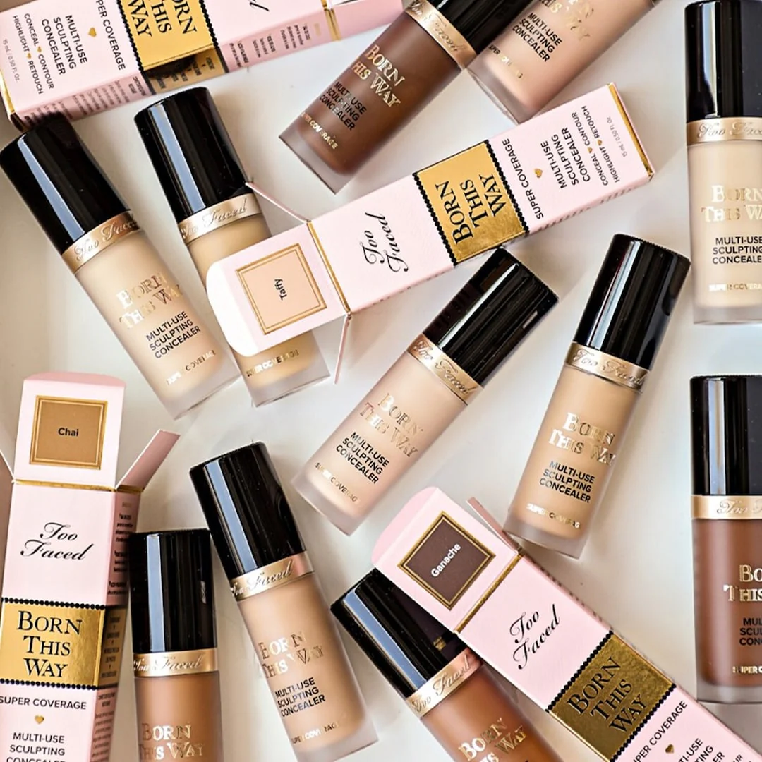 Too Faced Born This Way Super Coverage Multi-Use Concealer – Shortbread – Image 3
