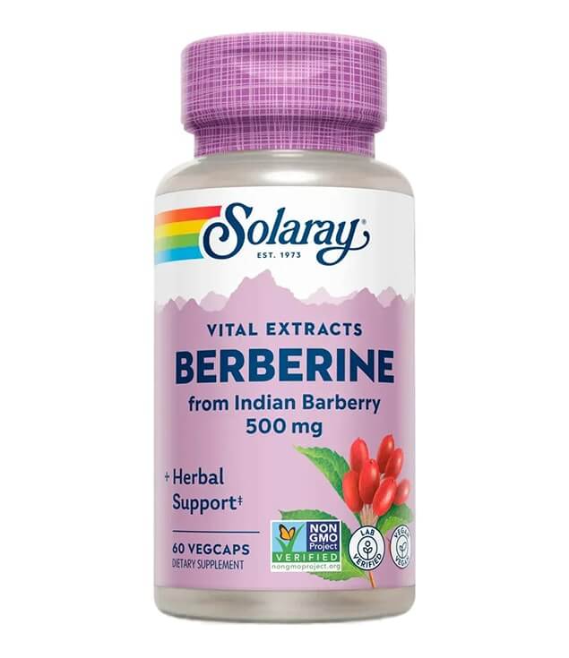 Solaray Berbérine ( BERBERINE ), 500 mg, 60 gélules