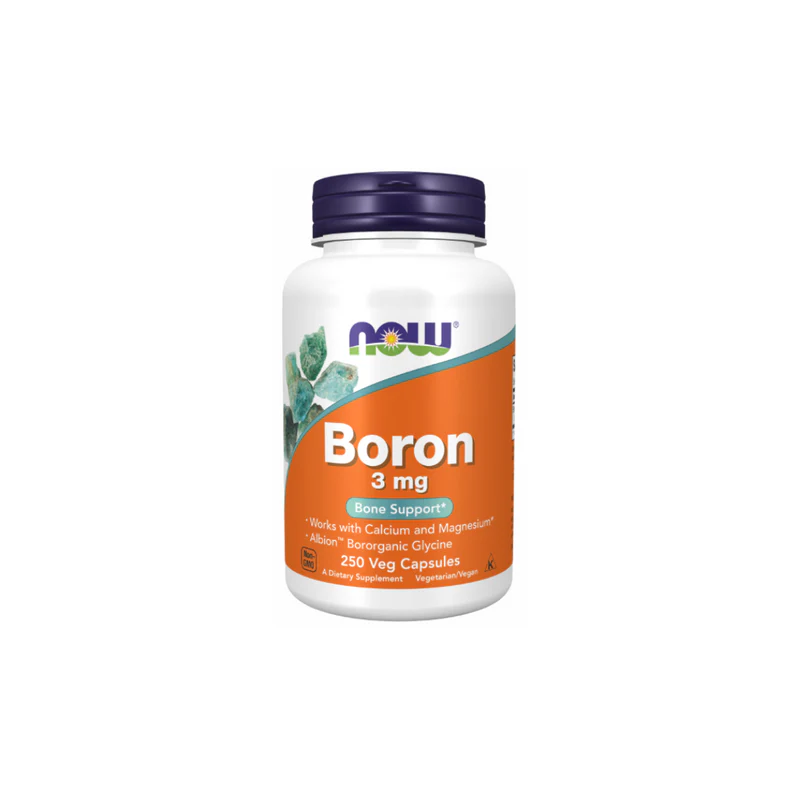 NOW Foods, Boron 3 mg, 250 Veg capsules