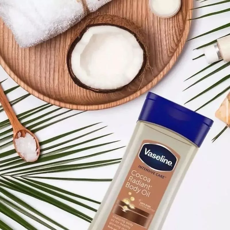 VASELINE-Intensive-care-cocoa-radiant-body-oil-au-Maroc