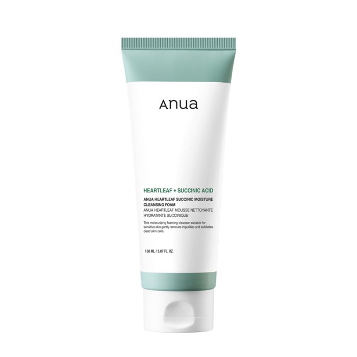 Anua – Heartleaf Succinic Moisture Cleansing Foam 150 ml
