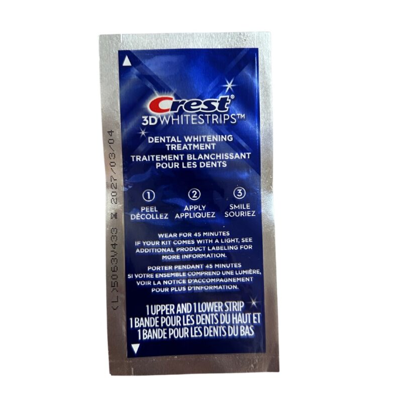 CREST 3D WHITESTRIPS PROFESSIONAL TRANSFORMATION 1 TREATMENT (45MIN)