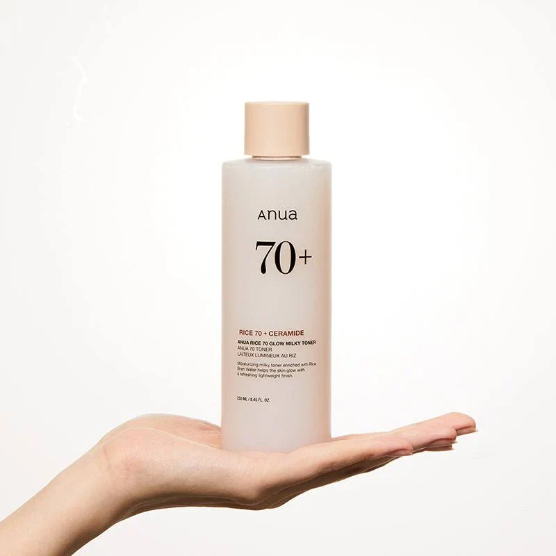 ANUA RICE 70 GLOW MILKY TONER 250ML – Image 3