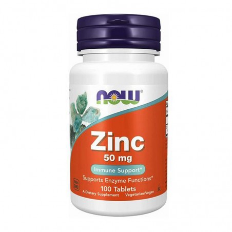NOW Zinc 50mg 100 tablets