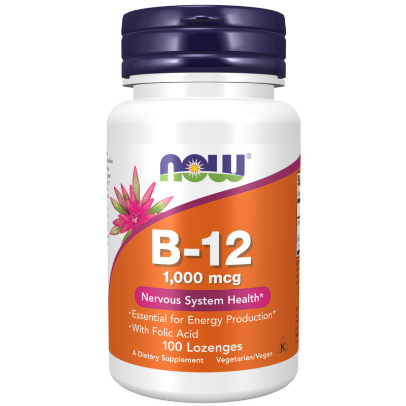 NOW - B12 1,000 mcg Nervous System Health 100 capsules