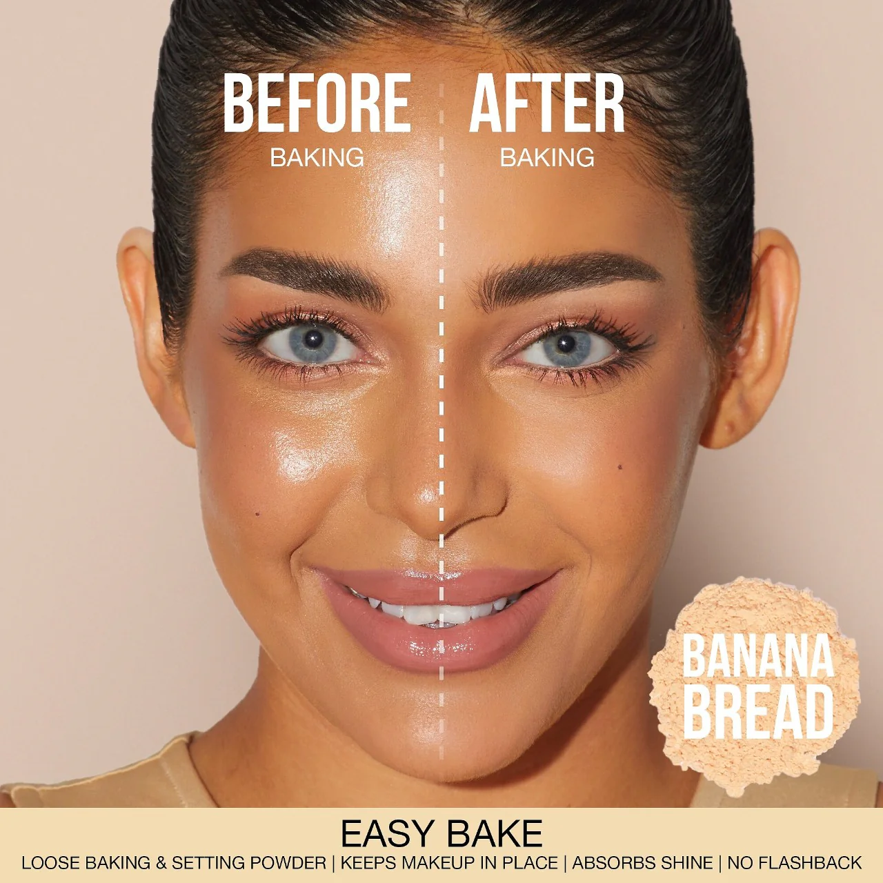 Huda Beauty Mini Easy Bake Loose Baking & Setting Powder – POUND CAKE – Image 2