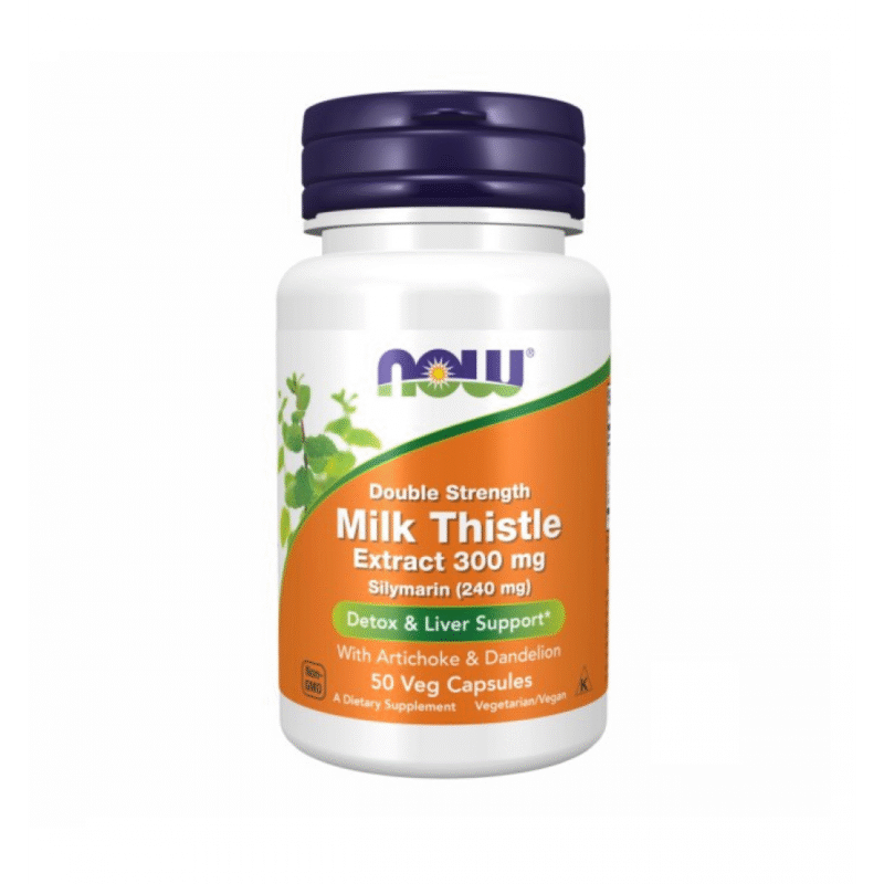 NOW MILK THISTLE  300mg 50 veg capsules