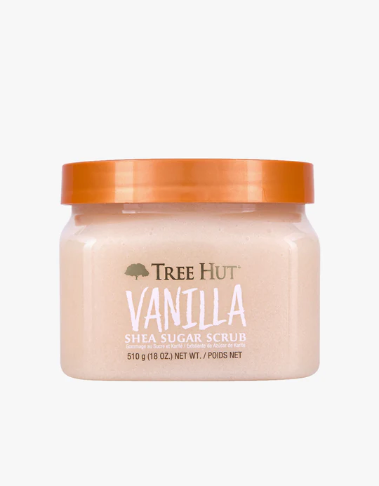TREE HUT VANILLA SHEA SUGAR SCRUB 510G