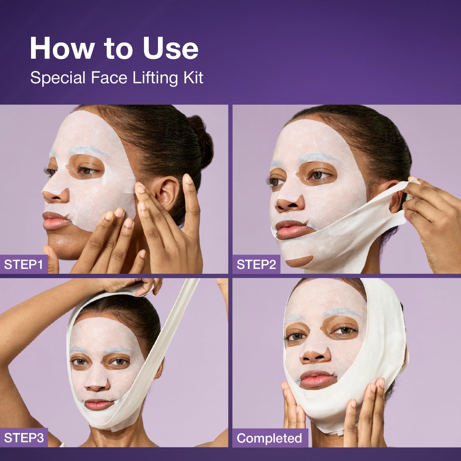 NUMBUZIN NO.9 NAD BIO LIFTING FULL COVER FACIAL MASK 4EA – Image 6