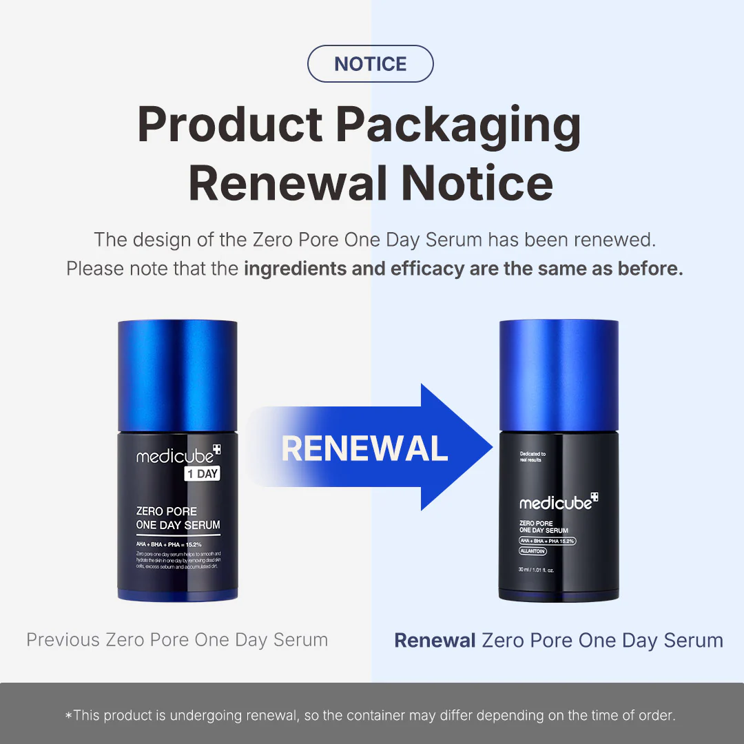 MEDICUBE Zero Pore One Day Serum 30 ml – Image 2
