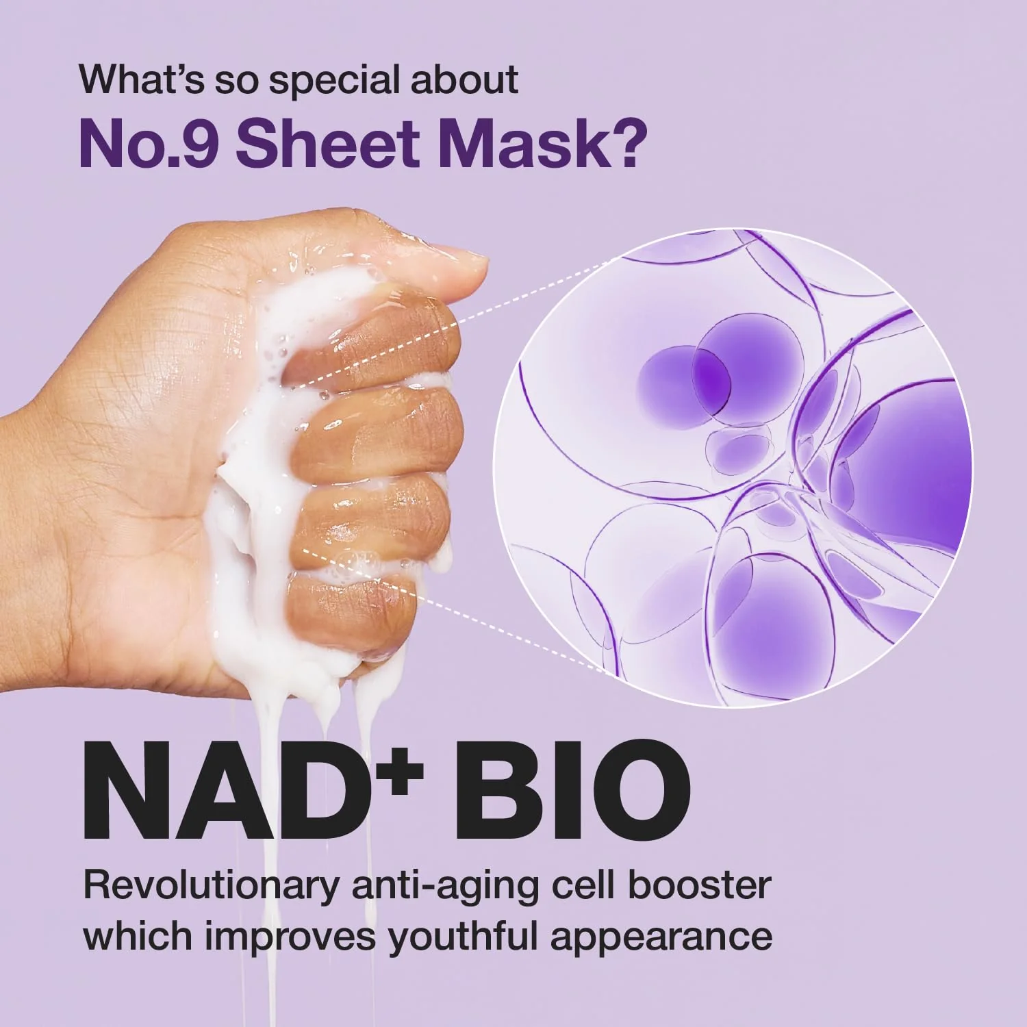 NUMBUZIN NO.9 NAD BIO LIFTING FULL COVER FACIAL MASK 4EA – Image 2