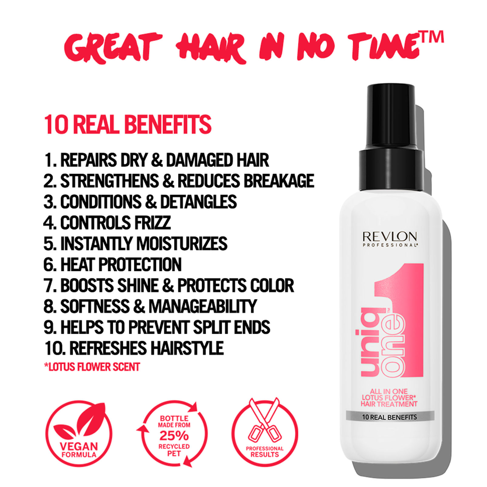 REVLON Uniq one lotus flower hair treatment 150ml – Image 2