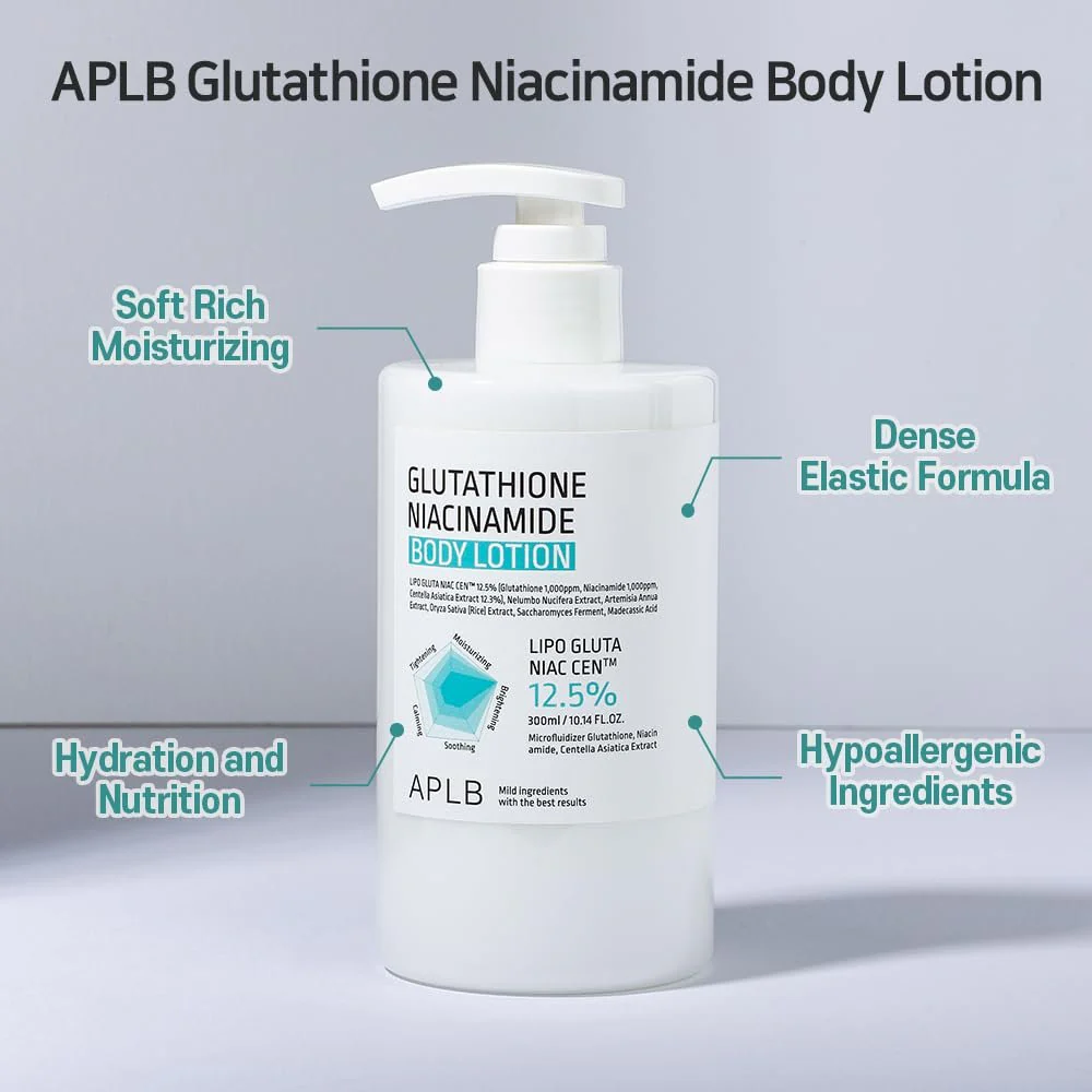 APLB Glutathione Niacinamide Body lotion 300ml – Image 4