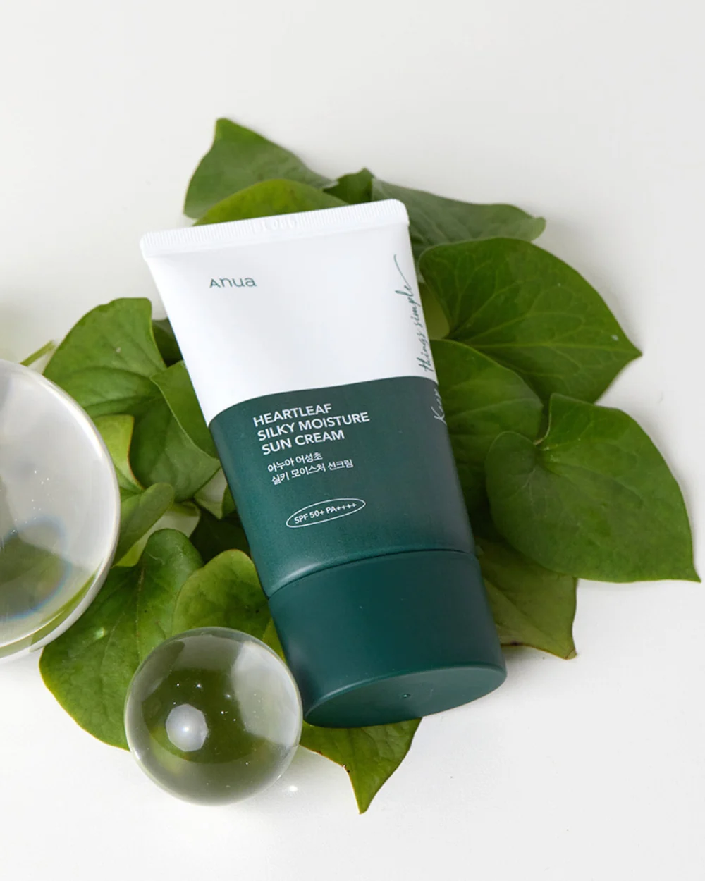 Anua Heartleaf Silky Moisture Sunscreen SPF50/PA+++ 50ml – Image 3