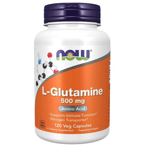 Now Foods L-Glutamine 500 mg  120 Veg Capsules