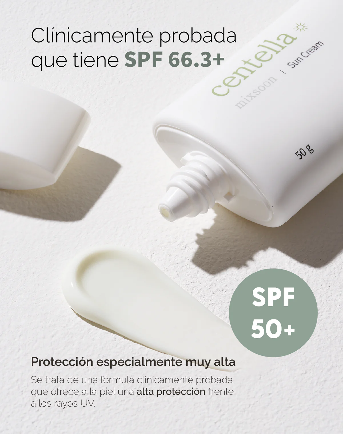 MIXSOON Centella Sun Cream SPF50+ PA++++, 50G – Image 4