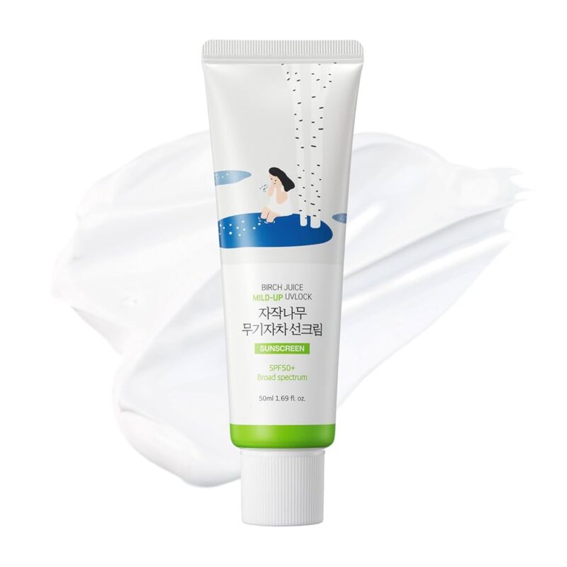 ROUND LAB Birch Moisturizing Mild-Up Sunscreen SPF 50+, PA++++