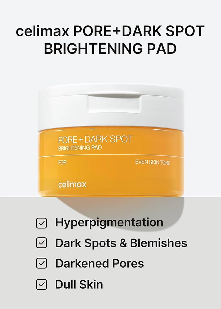 Celimax Pore + Dark Spot Brightening 100ml/40pads – Image 2