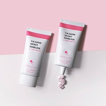 K-Secret Calamine Secret Sunblock With Pink Tone-Up SPF 50+ & PA++++ 50ml – Image 5