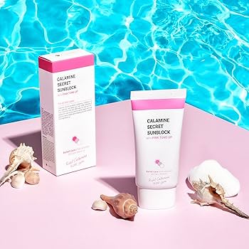 K-Secret Calamine Secret Sunblock With Pink Tone-Up SPF 50+ & PA++++ 50ml – Image 3