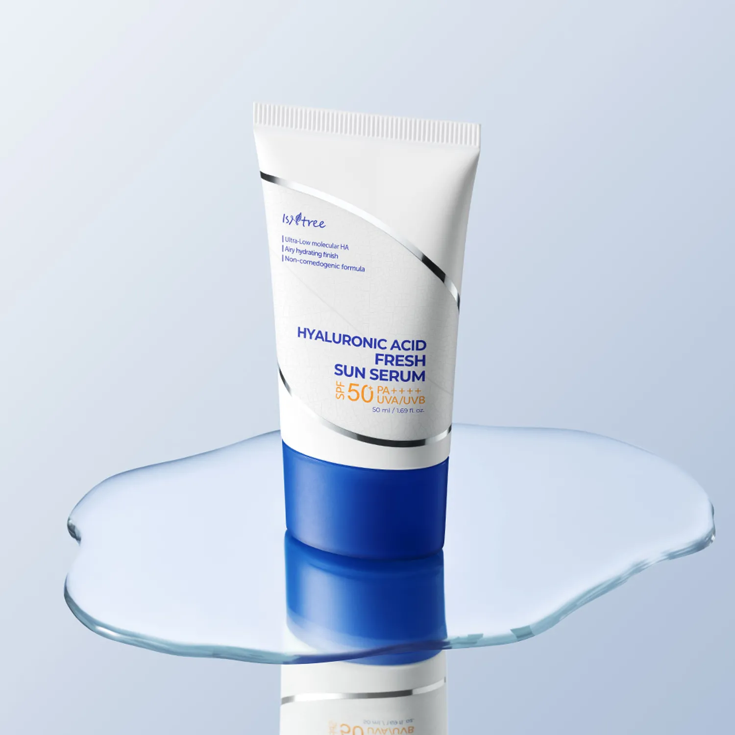 Isntree Hyaluronic Acid Fresh Sun Serum SPF 50+ PA++++ 50ml – Image 2