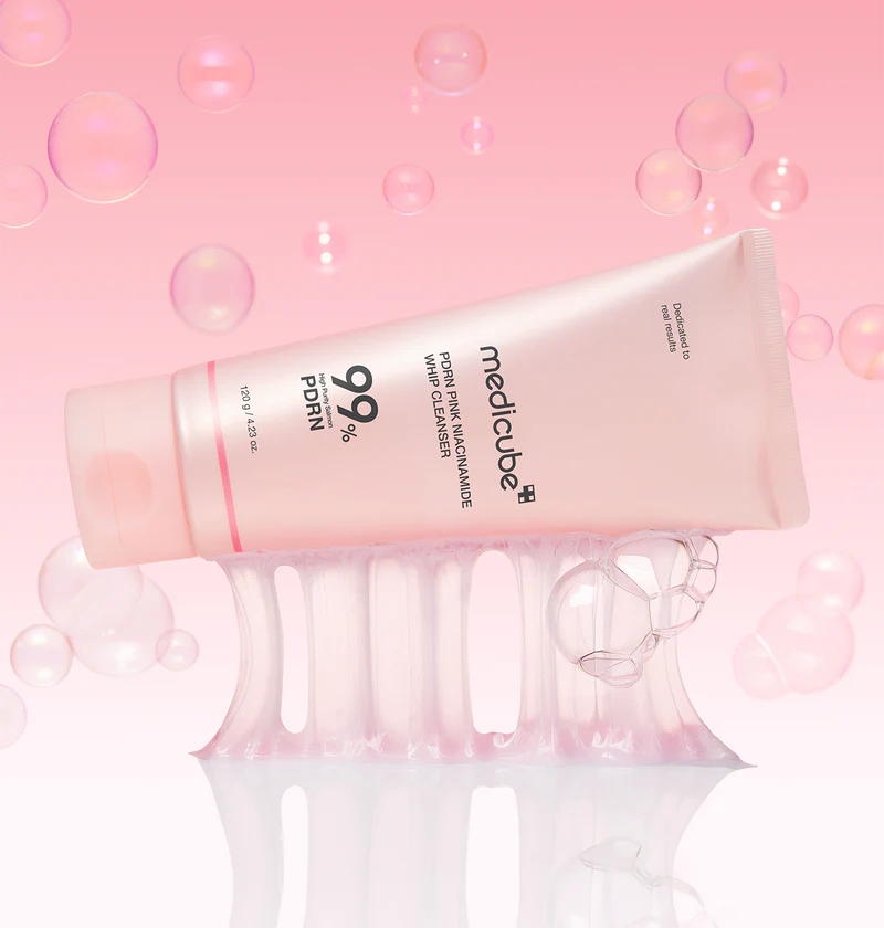 medicube PDRN Pink Niacinamide Whip Cleanser 120g – Image 2