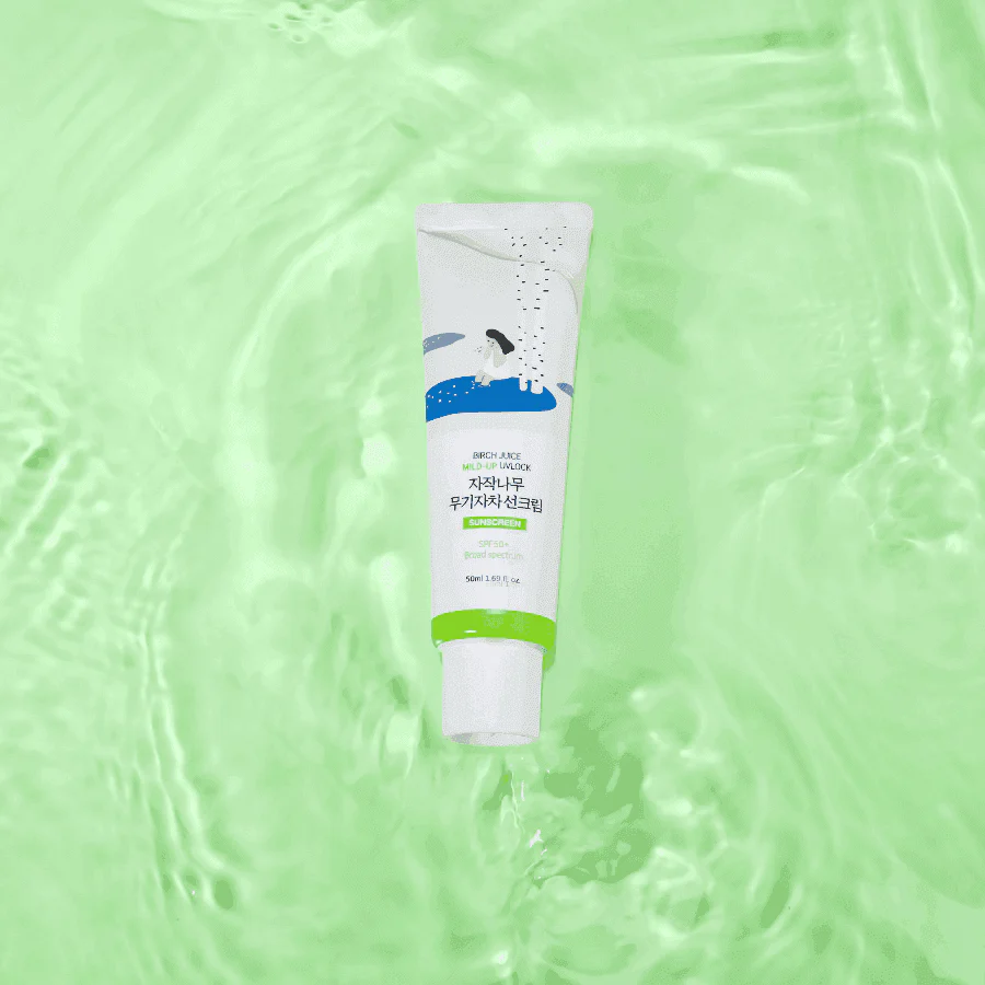 ROUND LAB Birch Moisturizing Mild-Up Sunscreen SPF 50+, PA++++ – Image 4