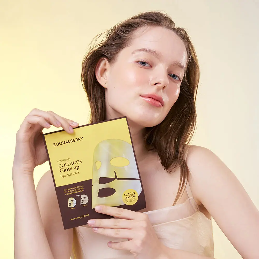 Eqqualberry Collagen Glow Up Hydrogel Mask – Image 3