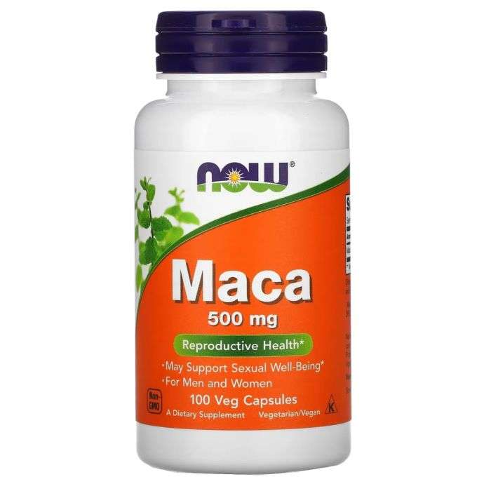 Maca  NOW Foods 500mg, 100veg Capsules