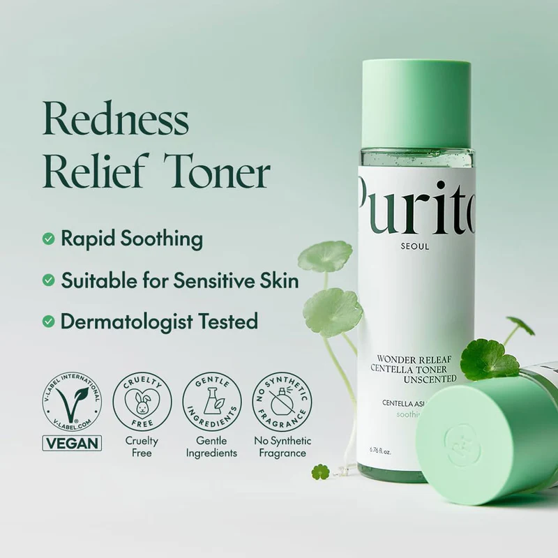 Purito SEOUL Wonder Releaf Centella Toner Unscented 200ml – Image 3
