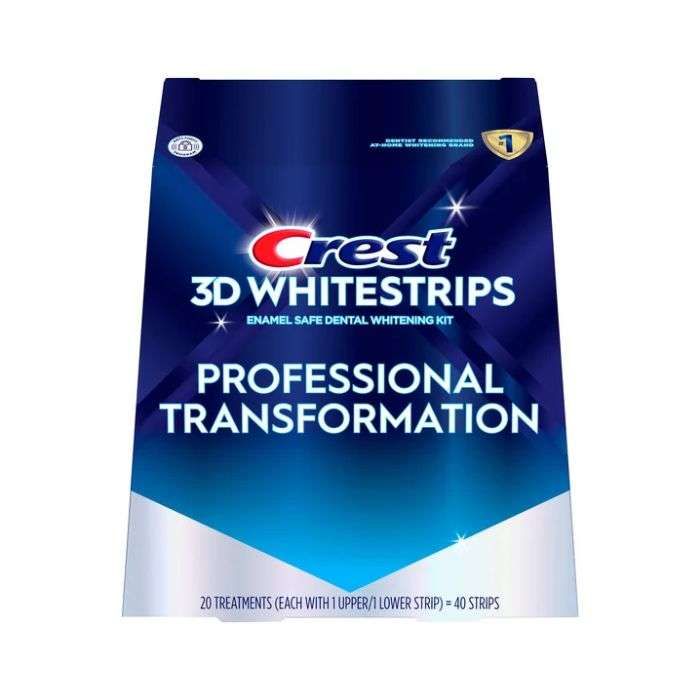 CREST 3D WHITESTRIPS PROFESSIONAL TRANSFORMATION 20 TREATMENTS (45MIN)