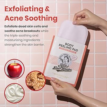 Mom's Bath Recipe Body Peeling Trouble Care Pad – Image 3