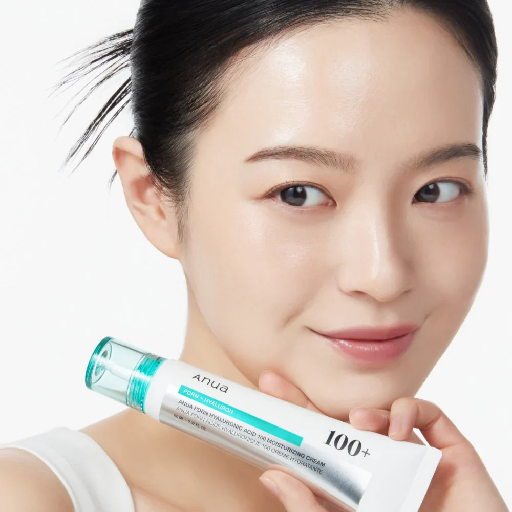 Anua PDRN Hyaluronic Acid 100 Moisturizing Cream 60ml – Image 2