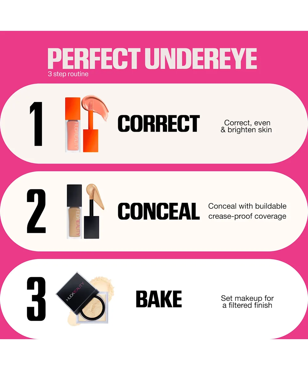 HUDABEAUTY FAUXFILTER Luminous Matte Liquid Concealer – COCONUT FLAKES 2.7N – Image 3