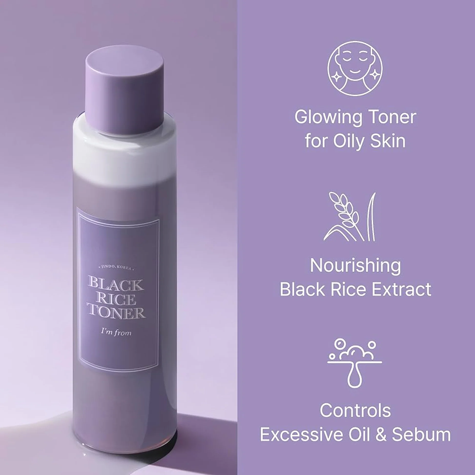I'm from Black Rice Toner 150ml – Image 2