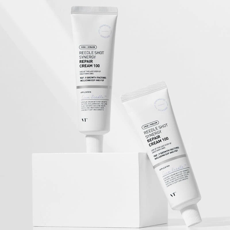 VT COSMETICS Reedle Shot Synergy Repair Cream 100 50ml – Image 3