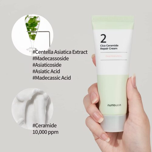 Numbuzin No.2 Cica Ceramide Repair Cream 60ml – Image 3