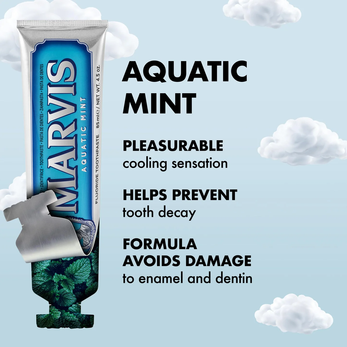 MARVIS Aquatic Mint Toothpaste - 85ml – Image 3