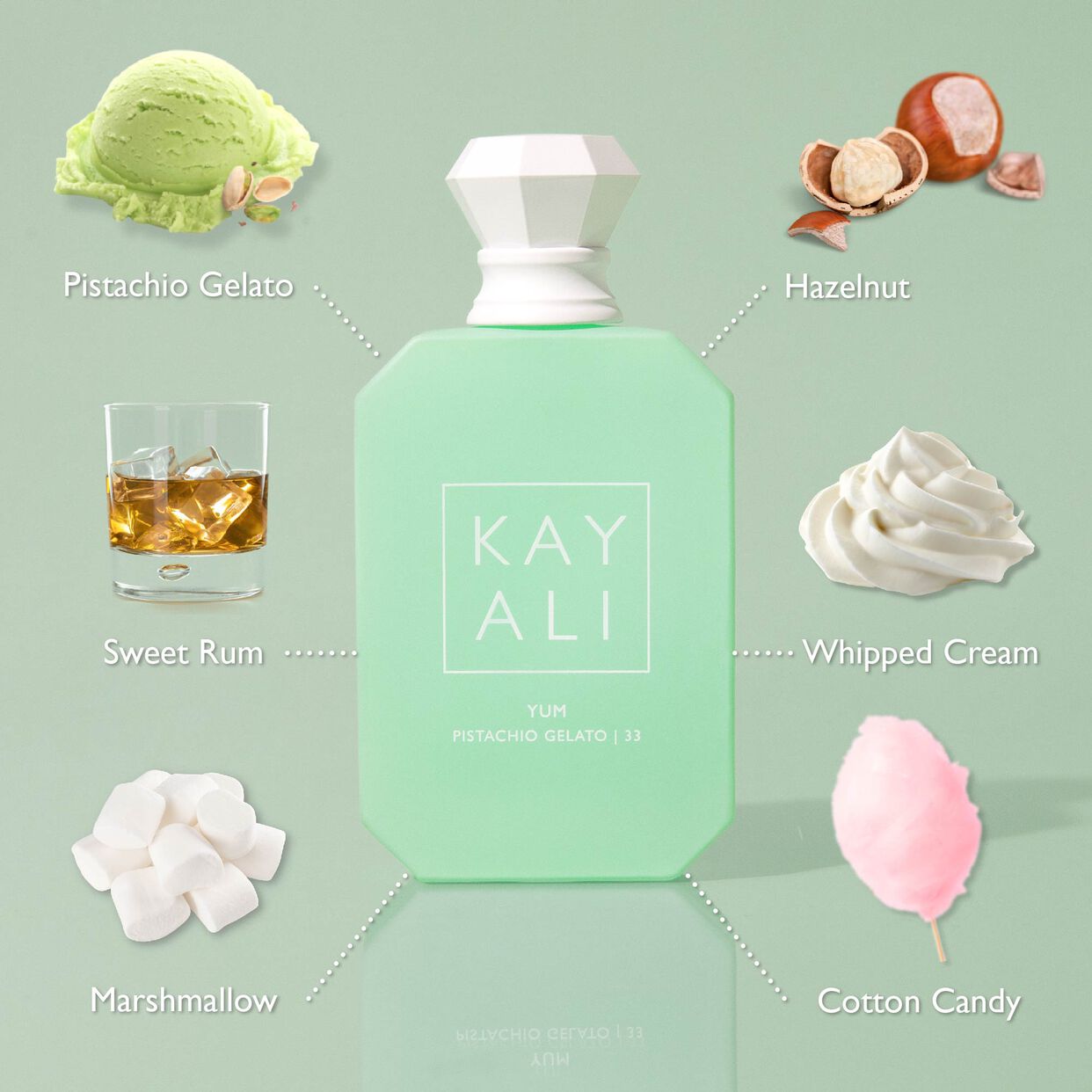 KAYALI Yum Pistachio Gelato 33 EDP intense 10ml – Image 2