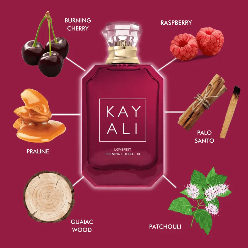 KAYALI Lovefest Burning Cherry 48 Eau de Parfum - 100ml – Image 3