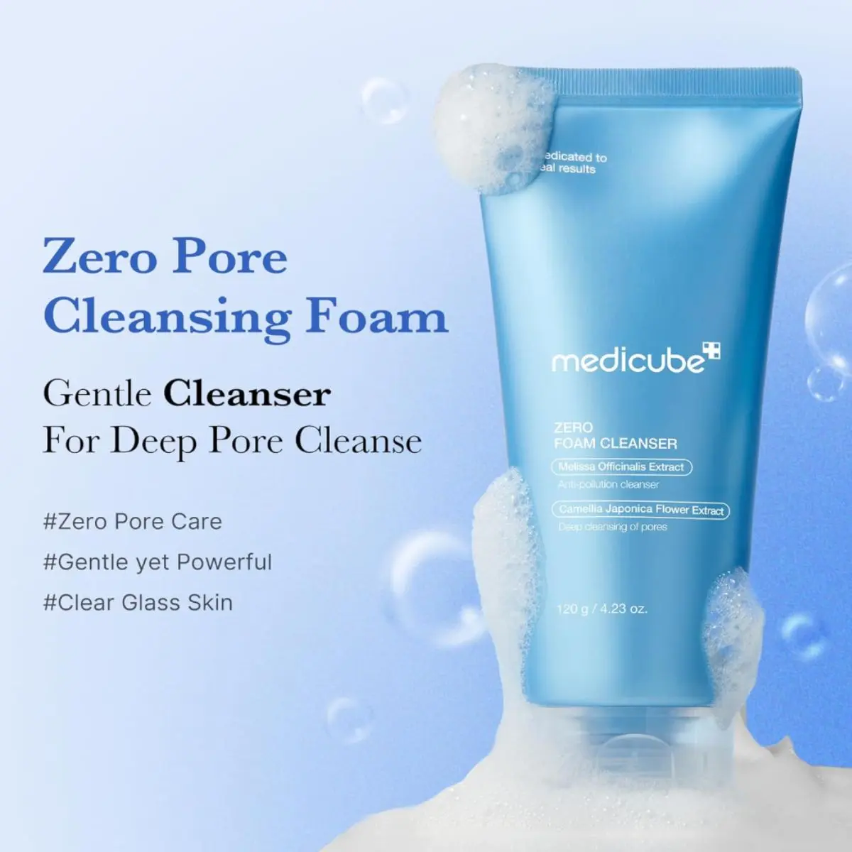 medicube Zero Foam Cleanser 120g – Image 3