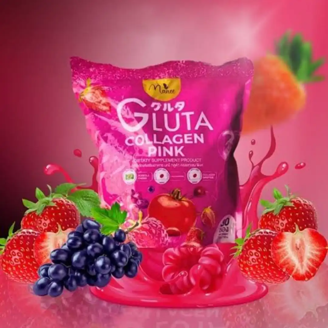 Manee Gluta Collagen Pink – 30 Capsules – Image 2