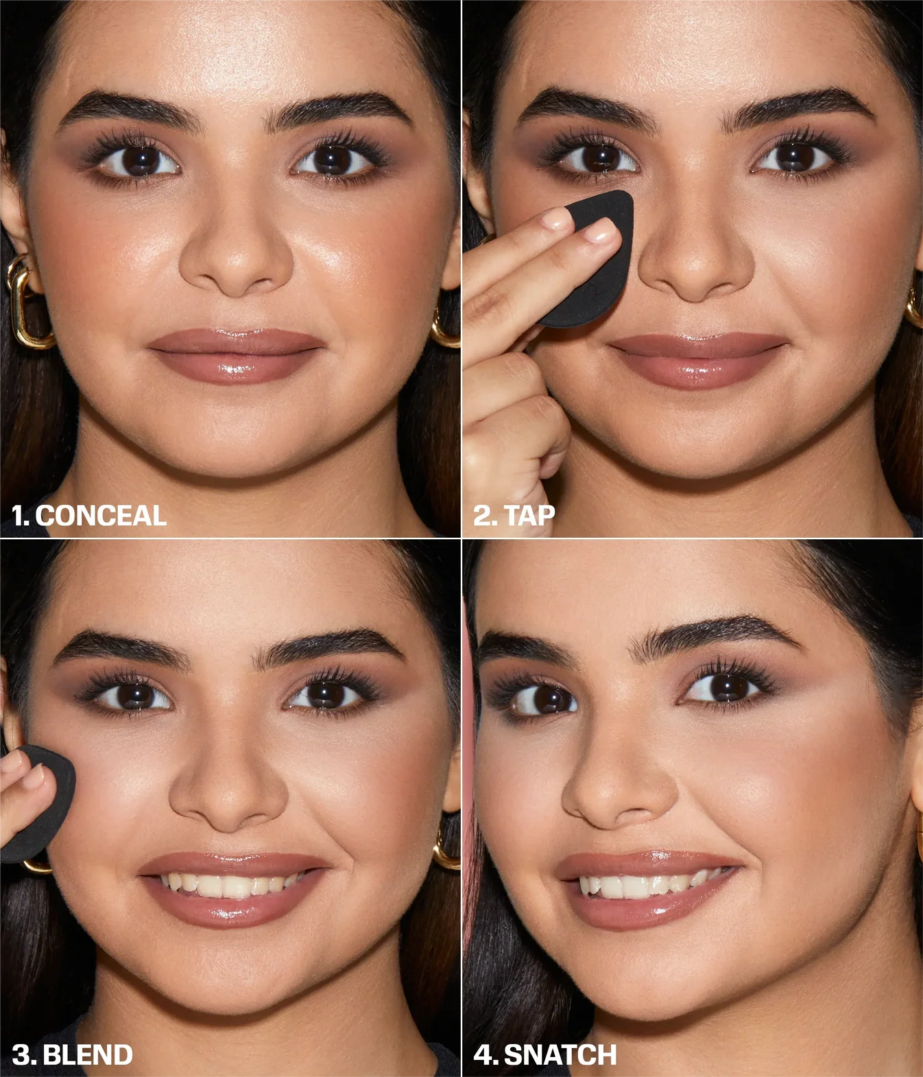 HUDA BEAUTY EASY BAKE AND SNATCH PRESSED BRIGHTENING AND SETTING POWDER – Peach Pie – Image 3