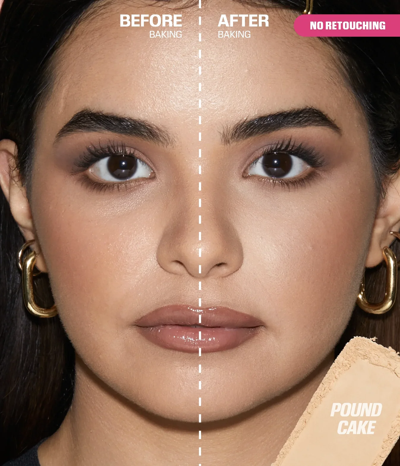 HUDA BEAUTY EASY BAKE AND SNATCH PRESSED BRIGHTENING AND SETTING POWDER – Pound Cake – Image 2
